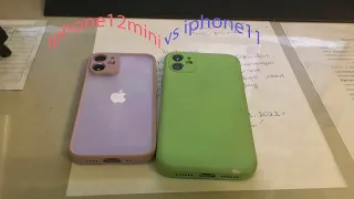 сравнение камер iphone 12mini VS iphone11