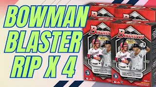 Auto Pulled! 2024 Bowman Blaster Rip x 4.  Blasters are the way to go!