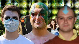 Shaving my Head, Hydro Dipping my Face, and Avatar Costumes (HALLOWEEN VLOG)