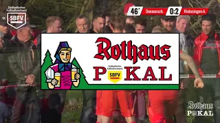 HIGHLIGHTS Halbfinale SBFV-Rothaus-Pokal DJK Donaueschingen - 1. FC Rielasingen-Arlen