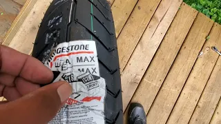 GOLDWING GL1800 FRONT TIRE REPLACEMENT WITH ZIP TIES
