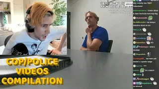 xQc reacts to cop/police videos (COMPILATION) #2