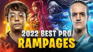 BEST Pro Rampages of 2022 in Dota 2