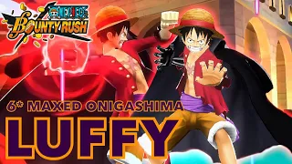 6* MAXED ONIGASHIMA LUFFY SS League Gameplay | One Piece Bounty Rush