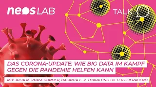 NEOS Lab Talk: Wie Big Data und KI im Kampf gegen die Pandemie helfen können!