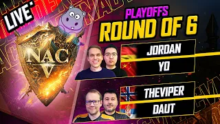 NAC 5  - Round of 6 | JorDan vs Yo - TheViper vs DauT