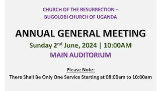 Annual General Meeting 2023-2024 |  Sunday 02nd June 2024