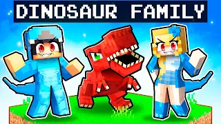 Having a DINOSAUR FAMILY In Minecraft!