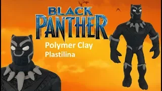 BLACK PANTHER (Marvel) - Polymer Clay Tutorial