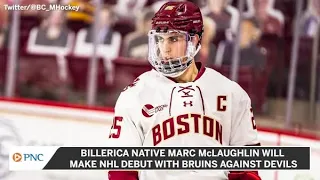 Mass. Native Marc McLaughlin Will Make NHL Debut With Bruins Vs. Devils