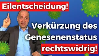 Genesenenstatus- wichtigstes Urteil (hilft dir ganz sicher!)