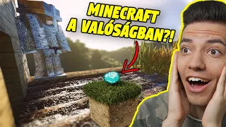 ÍGY NÉZ KI A VALÓSÁGHŰ MINECRAFT VERZIÓ! 😱 | HOGYAN ÉLD TÚL AZ ELSŐ ÉJSZAKÁT A "VALÓ ÉLETBEN"! 😲