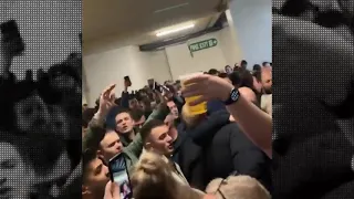 Leeds Fans singing Greenwood and Ronaldo Rapists