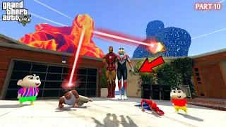 Multiverse Fire God Killed Star God Franklin Shinchan Spiderman in GTA5 #10