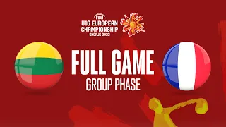 Lithuania v France | Full Basketball Game | FIBA U16 European Championship 2022