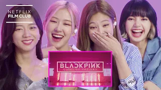 BLACKPINK Reacts To BLACKPINK: LIGHT UP THE SKY Official Trailer | Netflix