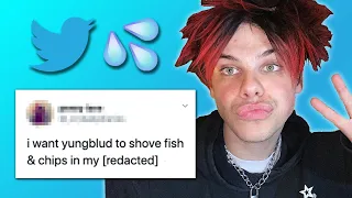 YUNGBLUD Reads Thirst Tweets