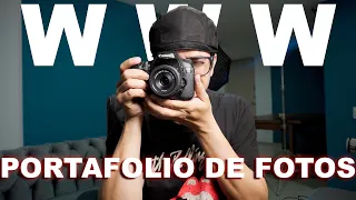 Cómo crear tu PORTAFOLIO WEB DE FOTÓGRAFO y algunos consejos muy útiles para hacerlo!!!