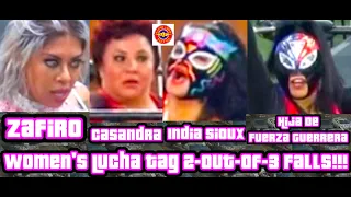 Zafiro & Casandra vs. India Sioux & Hija De Fuerza Guerrera -- 3/17/24