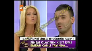 Sinem Yurdanur'un kilit ismi Emrah Kaya Canlı Yayını Terk Etmişti 3 Eylül 2010 tarihli yayın