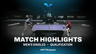 Filip Cipin vs Samuel Novota | WTT Contender Budapest 2021 (Qual)