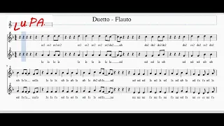 Resistiré (Resistere - Duetto) - Flauto - Note - Spartito - Karaoke - Recorder - Instrumental.