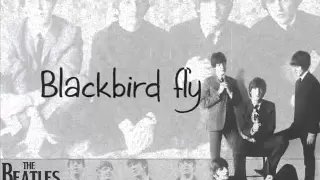The Beatles - Blackbird (lyrics)