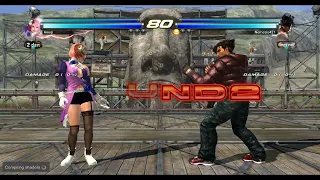 [Tekken Tag 2][RPCS3] Online Match Alisa/Yoshi vs Jin/Hworang