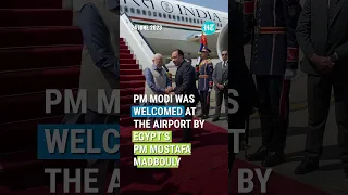 PM Modi Arrives In Egypt For Two-Day State Visit