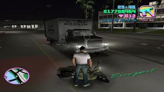 GTA Vice City - Riding a Faggio Scooter until Wasted!