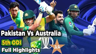 Pakistan Vs Australia | 5th ODI | Full Highlights | PCB|M7C2