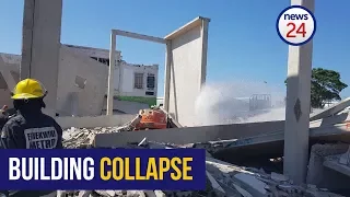 Durban building collapse - two trapped under rubble