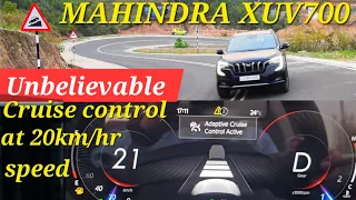 Drive MAHINDRA XUV700  on Cruise control at 20km/hr speed @Explorer-entertainerTia-2017
