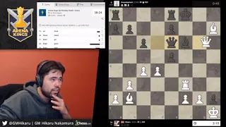 Hikaru Nakamura finds a crazy checkmate