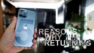 Iphone 12 Pro Max : 5 reasons why im returning it!