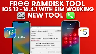 Free Unlock Passcode / iPhone Unavailable iOS 16.4.1 - 12.5.7 Sim working  With Broque Ramdisk⭐️🔥