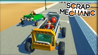 ПОСТРОЙКА АВТО И ЭПИЧНАЯ ГОНКА! (Scrap Mechanic)