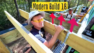 Modern Home Build | 18 | deck joists & hangers