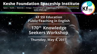 170th Knowledge Seekers Workshop May 4, 2017