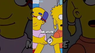 What Happens When Bart & Milhouse Stop Time? #thesimpsons