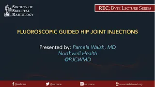 Fluoroscopic Guided Hip Joint Injections