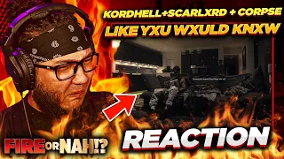 FIRE or NAH?! Kordhell + scarlxrd + CORPSE - LIKE YXU WXULD (REACTION) | iamsickflowz