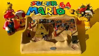 Making Shifting Sand Land from Super Mario 64 | Polymer Clay