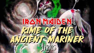 Rime Of The Ancient Mariner - Iron Maiden (Lyrics)