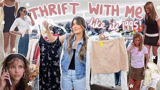 THRIFT WITH ME for 90'S TRENDS *rachel green would be so proud*