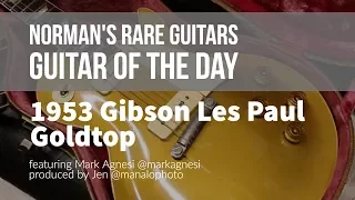 Norman's Rare Guitars - Guitar of the Day: 1953 Gibson Les Paul Goldtop