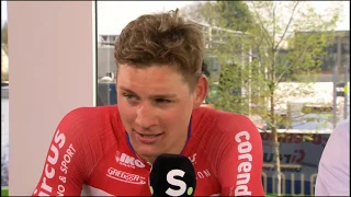 Talk time with Mathieu van der Poel＆Wout van Aert after Gent Wevelgem 2019