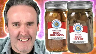 Irish People Try Even More Weird Pickled Foods (Pickled Bologna, Pickled Beef Heart)