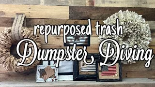 Dumpster Diving | Trash to Treasure | DIY for Home Decor