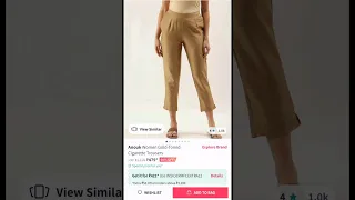 Women Cigarette Trousers from Myntra | #shorts #myntra #trouser #unboxing #fashion